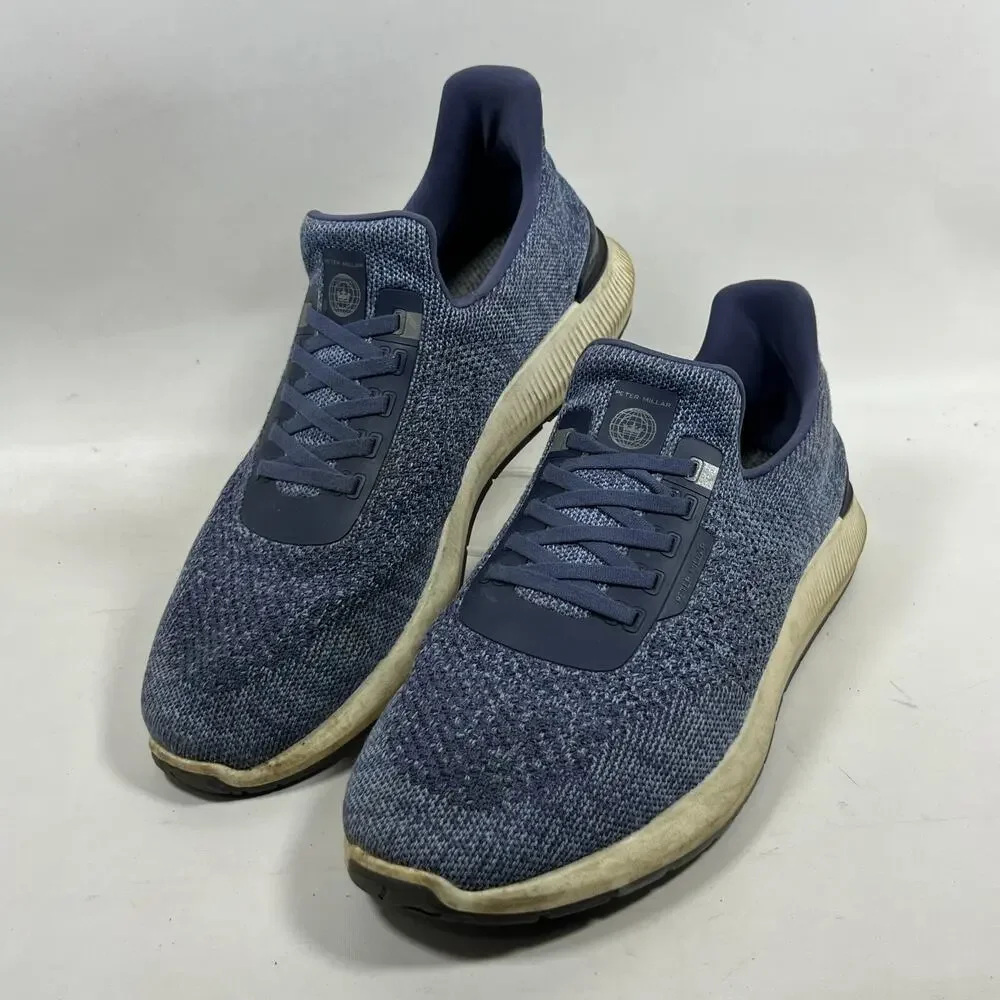 PETER MILLAR Shoes Mens 13 Hyperlight Apollo Golf Sneaker Pull On MS22EF11 Blue